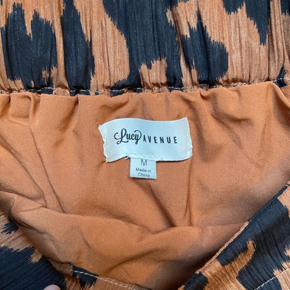 Leopard Print Ruffle Skirt - Picture 4 of 4